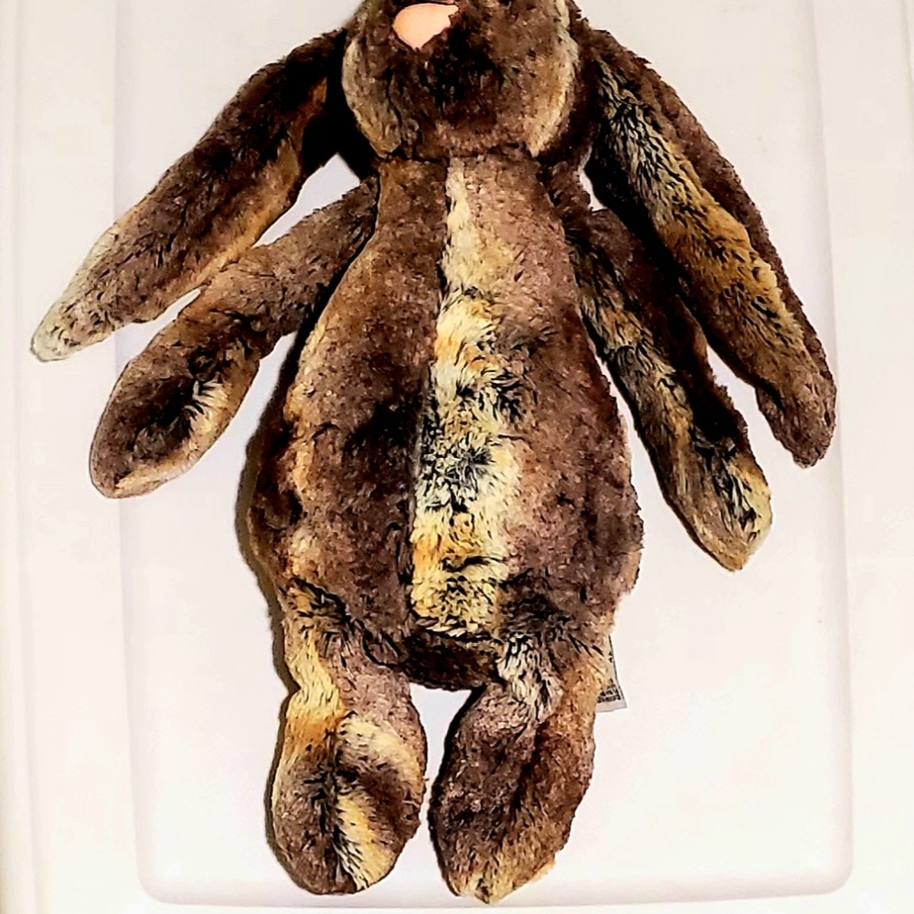 JELLYCAT WOODLAND BABE BUNNY PLUSH. 12" TALL COLLECTIBLE EASTER BUNNY - Picture 5 of 16